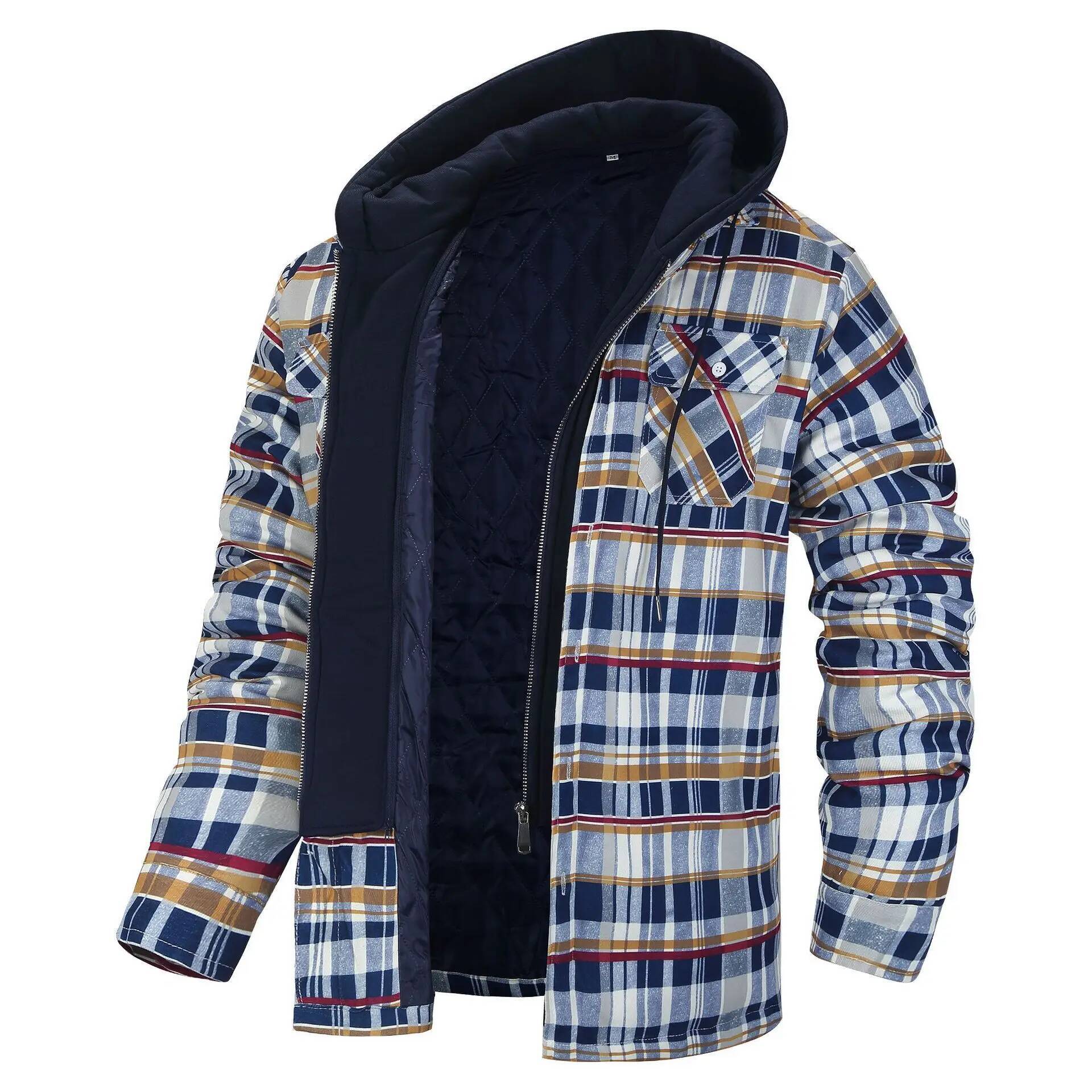 Flannel Plaid Shirt Heavy Weight - Chaqueta a cuadros de franela de