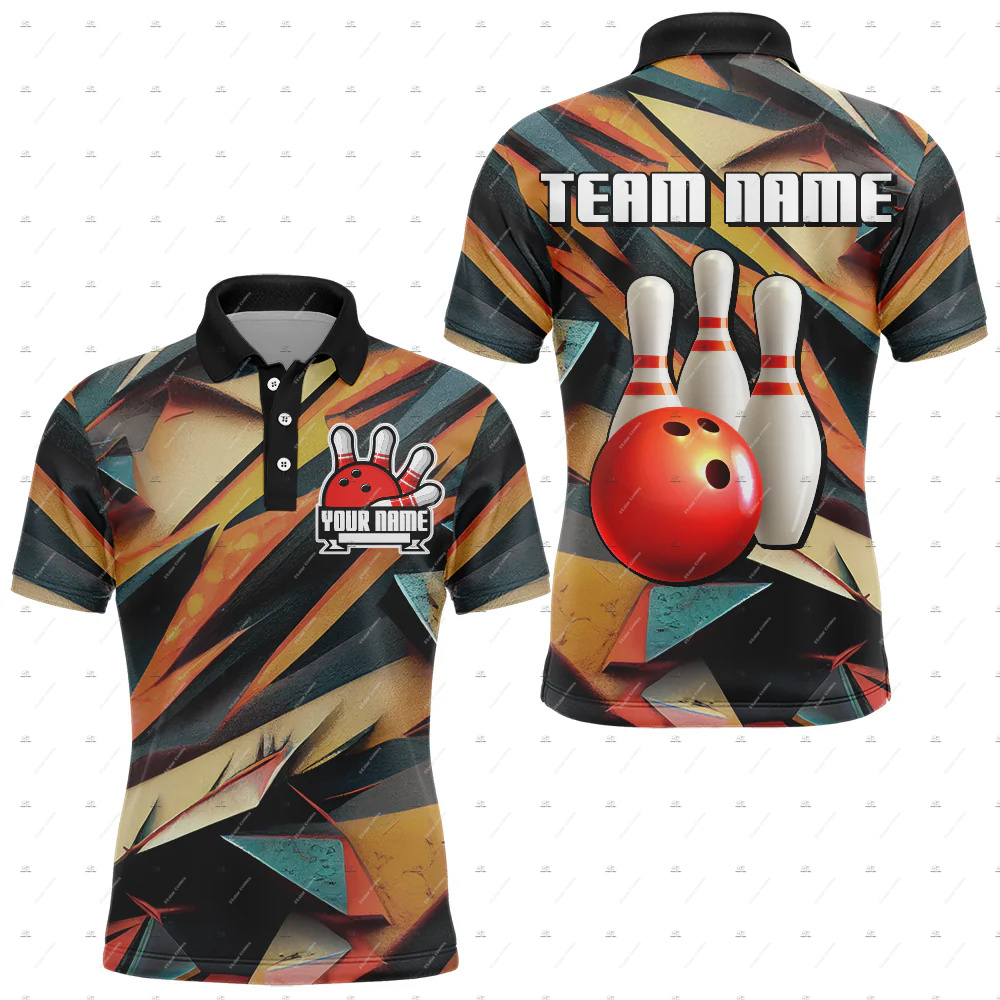 Camisetas Polo de Manga Corta  - Short Sleeve Bowling Shirt Retro reseña y precio