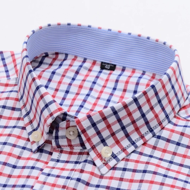Camisa Oxford de manga corta p - Oxford Cotton Casual Shirt Business reseña y precio