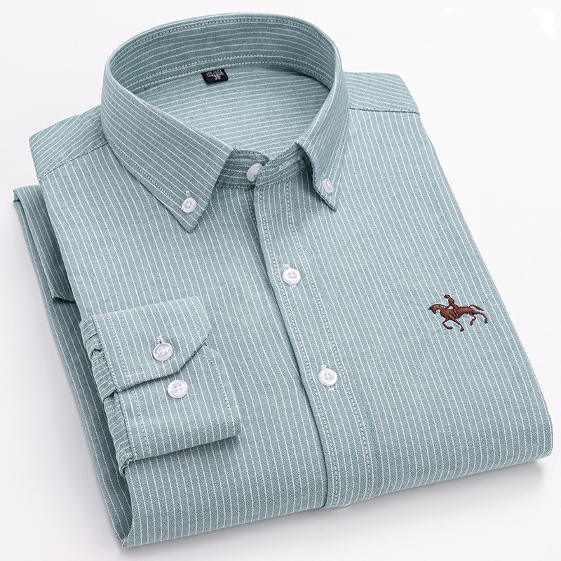 Camisa Oxford de algodón 100%  - Oxford Cotton Casual Shirt Business reseña y precio