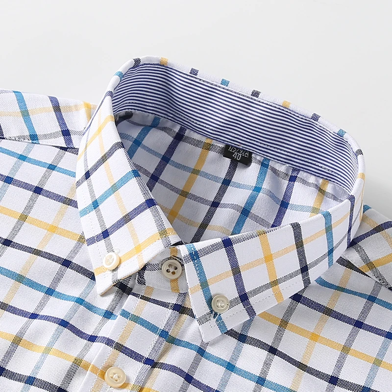 Camisas 100% de algodón para h - Oxford Cotton Casual Shirt Business reseña y precio