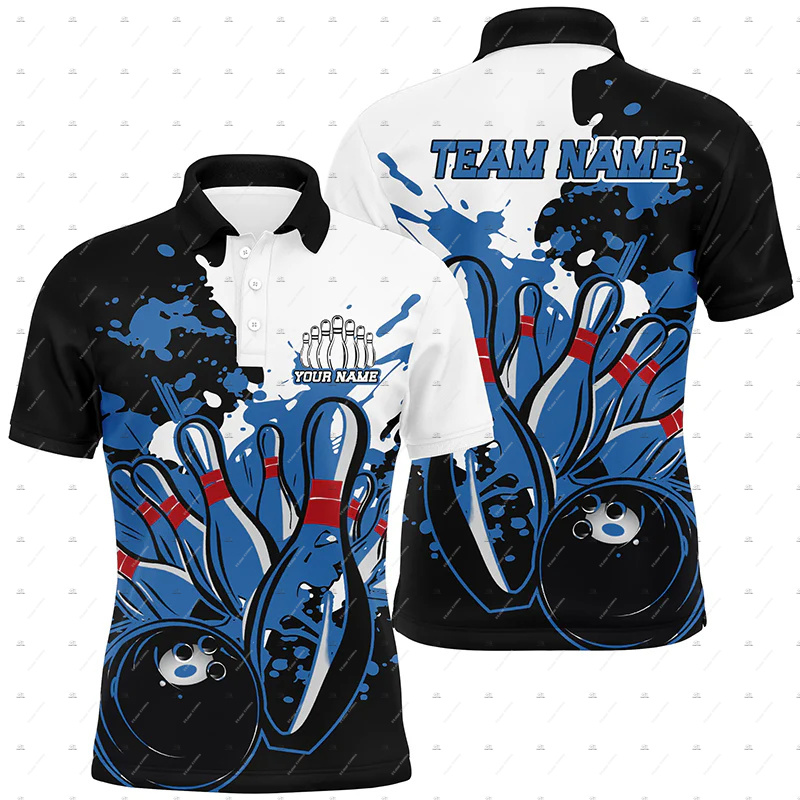 Camisetas Polo de Manga Corta  - Short Sleeve Bowling Shirt Retro reseña y precio