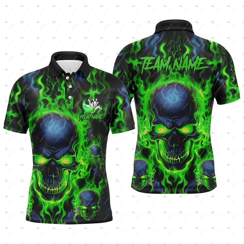 Camisetas Polo de Manga Corta  - Short Sleeve Bowling Shirt Retro reseña y precio