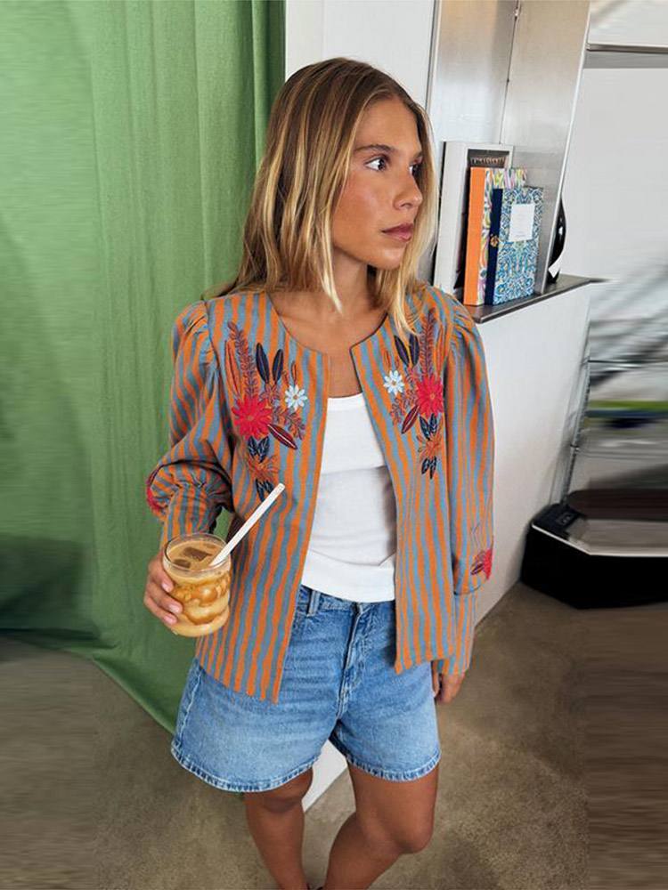 Chaqueta de otoño 2026 con bor - Jackets reseña y precio